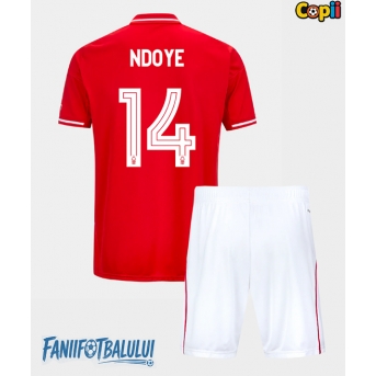 Nottingham Forest Dan Ndoye #14 Echipament de Fotbal Replică 2025-26 Copii Acasa (+ Șorturi)